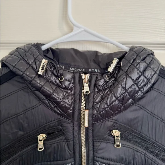 Michael Kors Black Quilted Jacket - Picture 4 of 6